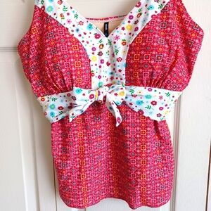 Swim top, built-in bra